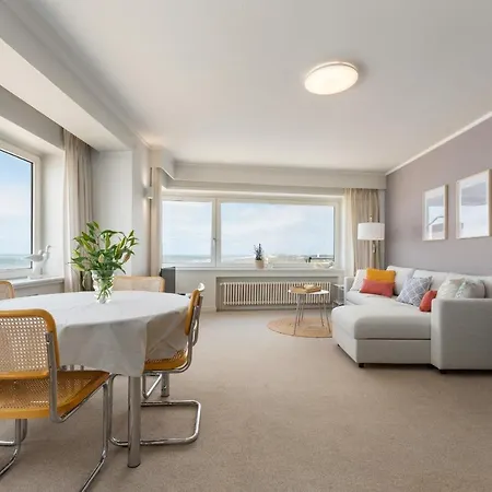 App Met Adembenemende Skyline Zeezichten - 4 Pers Appartement Nieuport